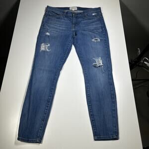 Current Elliott Stiletto Jeans Women’s 29 Niagara Destroy Skinny Made In USA